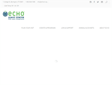 Tablet Screenshot of echovermont.org